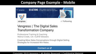 Company Page Example - Mobile
 