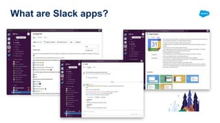 What are Slack apps?
 