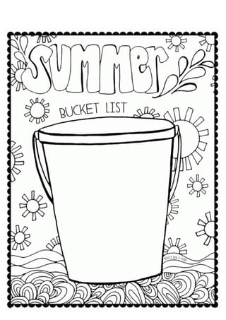 Summer bucket