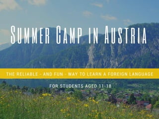 Summer camp in Austria (2016)