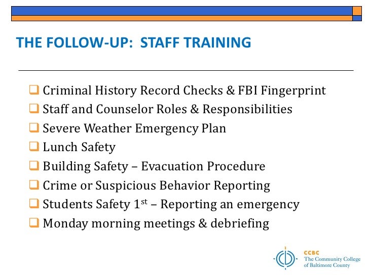 Summer Camp Safety 1st