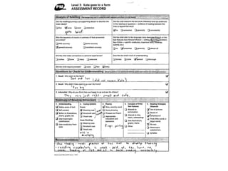 Summer institute 2012 Running Records