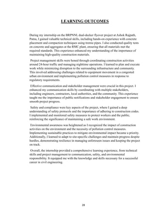 Ashok Rajpath Internship in BRPNNL Patna on Dual Decker Bridge on Ashok Rajpath Patna ...