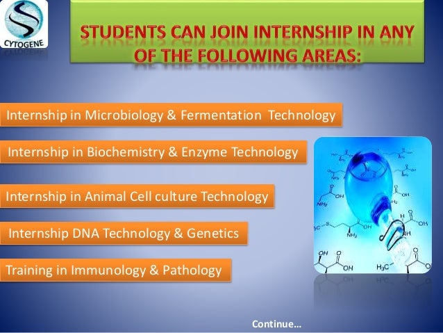 Biotechnology dissertation project training