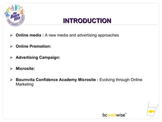INTRODUCTION <ul><li>Online media :  A new media and advertising approaches </li></ul><ul><li>Online Promotion: </li></ul>...