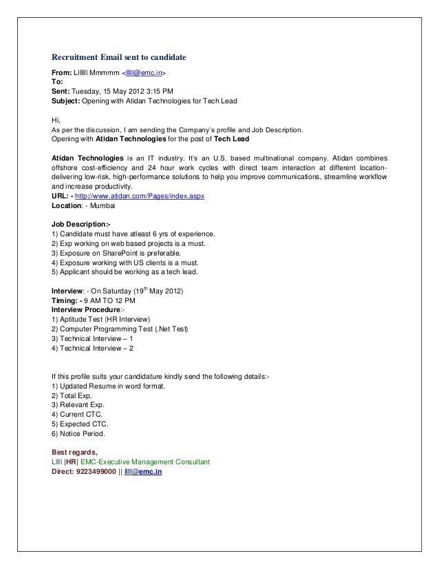 best format to send resumes