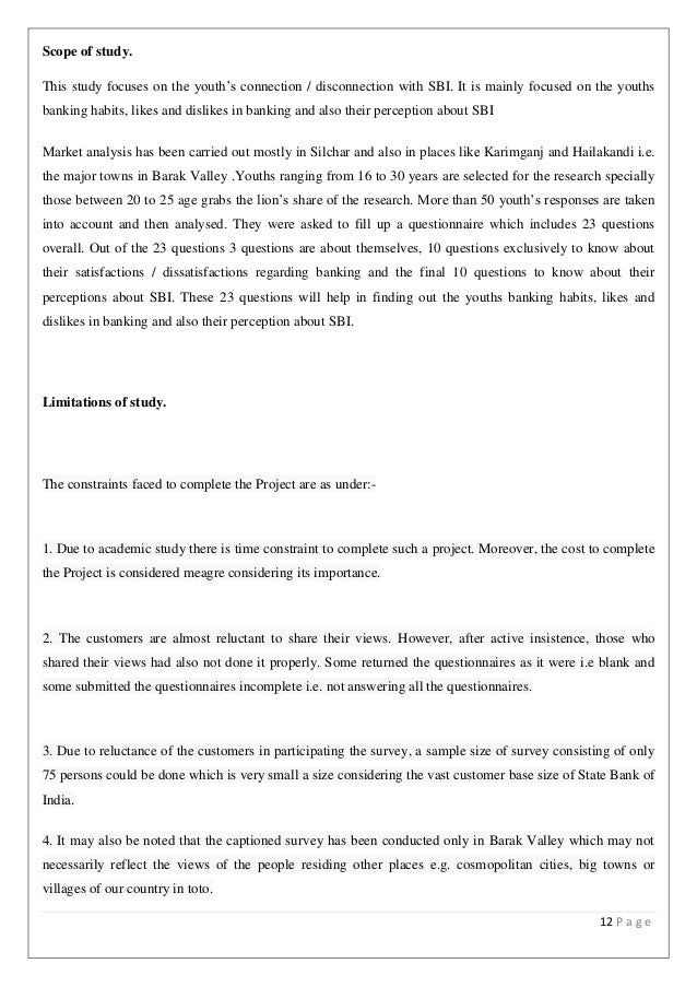 internship report on state bank of india The state bank of india offers the summer internship to deserving students of b schools, law schools, engineering colleges and colleges offering degree programmes the internship is offered on different projects pertaining to the areas related to banking. internship report on state bank of india The state bank of india offers the summer internship to deserving students of b schools, law schools, engineering colleges and colleges offering degree programmes the internship is offered on different projects pertaining to the areas related to banking.