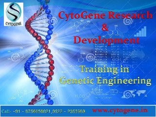 CytoGene Research
&
Development
www.cytogene.in
 