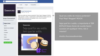 Qual seu estilo de música preferido?
Pop? Rap? Reggae? ROCK!
Seja qual for o estilo, o importante é TER
ESTILO! Esses fones de ouvido fazem
sucesso em qualquer ritmo, não é
mesmo?
#estilo #sucessodevendas
 