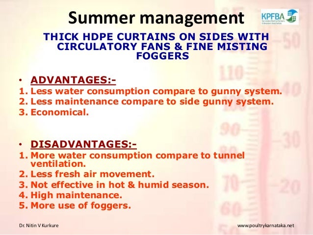 Summer Managment Of Poultry Diseases Nvk