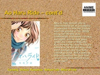 Kou Tanaka, Ao Haru Ride Wiki