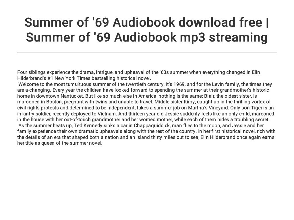 book the summer of 69 book the summer of 69