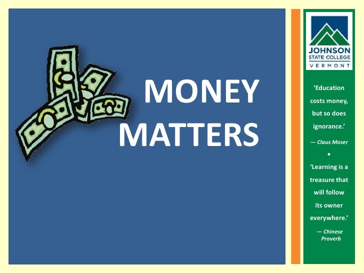 Money Matters Presentation