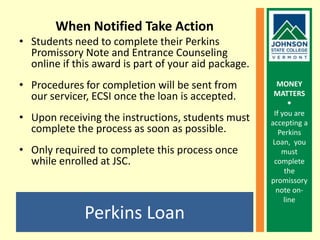 Private Student LoansStudents must check their JSC email accounts  regularly