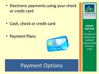 Once you’ve been awarded!Communication is Key!Students and Parents need to know what is going on!  Have a checklist  to stay on track!What should you be doing now?Many financial  aid tasks have deadlines students and parents must share information regularly