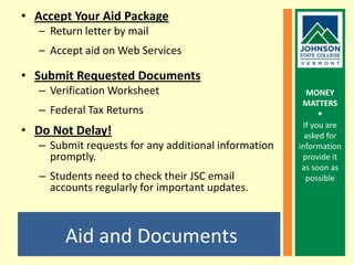 Submit any Documents Requested