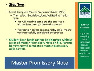 Federal Direct Parent PLUS Loan