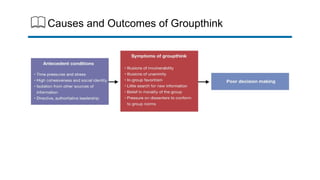 Causes and Outcomes of Groupthink
 