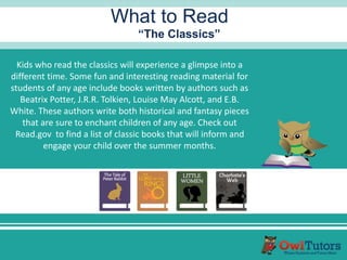 Summer reading | PPTX