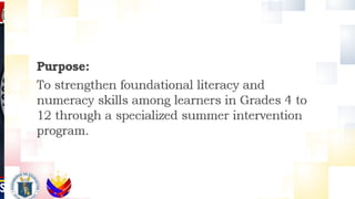 summer remediation program power point presentation | PPTX