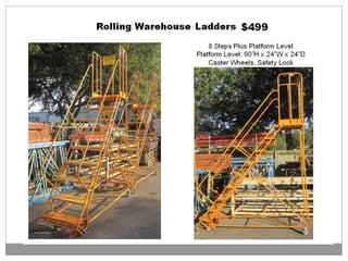 Sizzling Summer Savings.  Just in...New & Used Equipment & Shelving