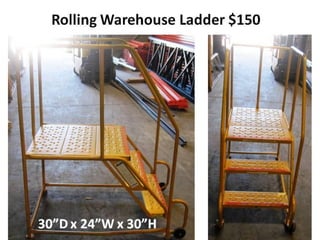Sizzling Summer Savings.  Just in...New & Used Equipment & Shelving