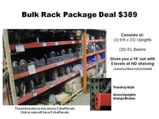 Sizzling Summer Savings.  Just in...New & Used Equipment & Shelving