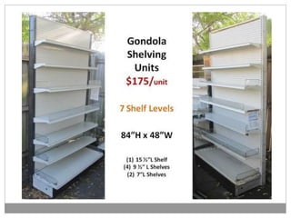 Sizzling Summer Savings.  Just in...New & Used Equipment & Shelving