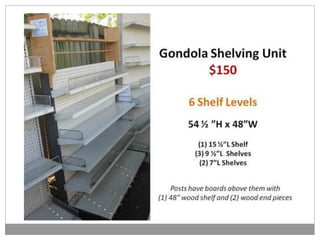 Sizzling Summer Savings.  Just in...New & Used Equipment & Shelving