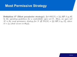Most Permissive Strategy




                           PAGE 93
 