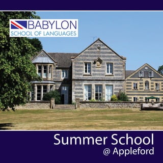 Summer School
@ Appleford
 