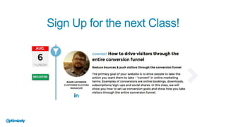 Sign Up for the next Class!
 