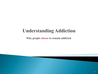 Why people choose to remain addicted
27
 