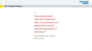 57
UX – Design Thinking
 