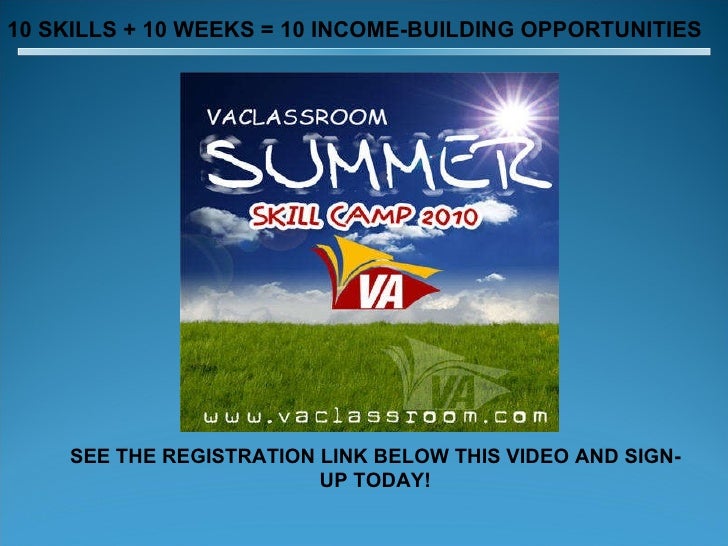 Summer Skill Camp 2010 Preview slideshare - 웹