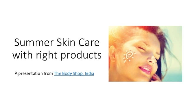 best the body shop skin care products
