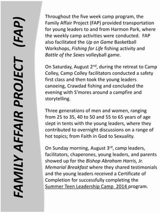 Ledger Cantley
Camp Colley Chaperone
Marilyn Gardner
Camp Colley Chaperone
Angela Jones
Recreation Coordinator
Varie Jones...