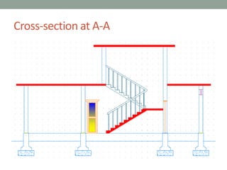 Cross-section at A-A
 