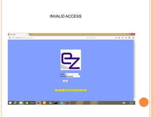 INVALID ACCESS
 