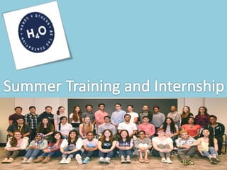 Summer training and internship | PPTX