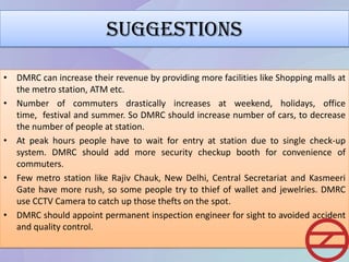 Dmrc Training Summer training DMRC ppt | PPTX