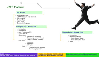 Summer training in j2ee | PDF
