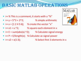Summer training matlab | PPT