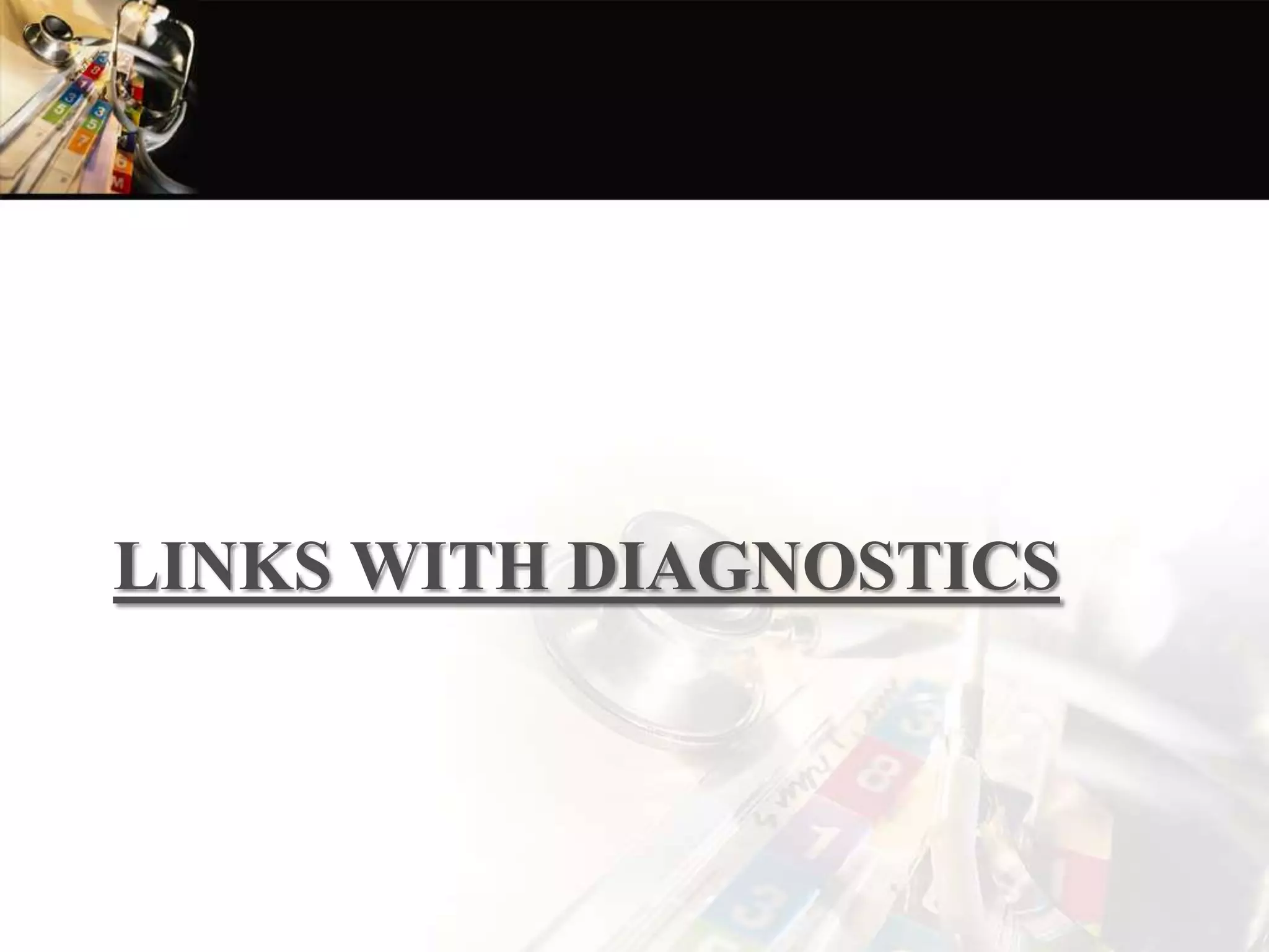 LINKS WITH DIAGNOSTICS
 