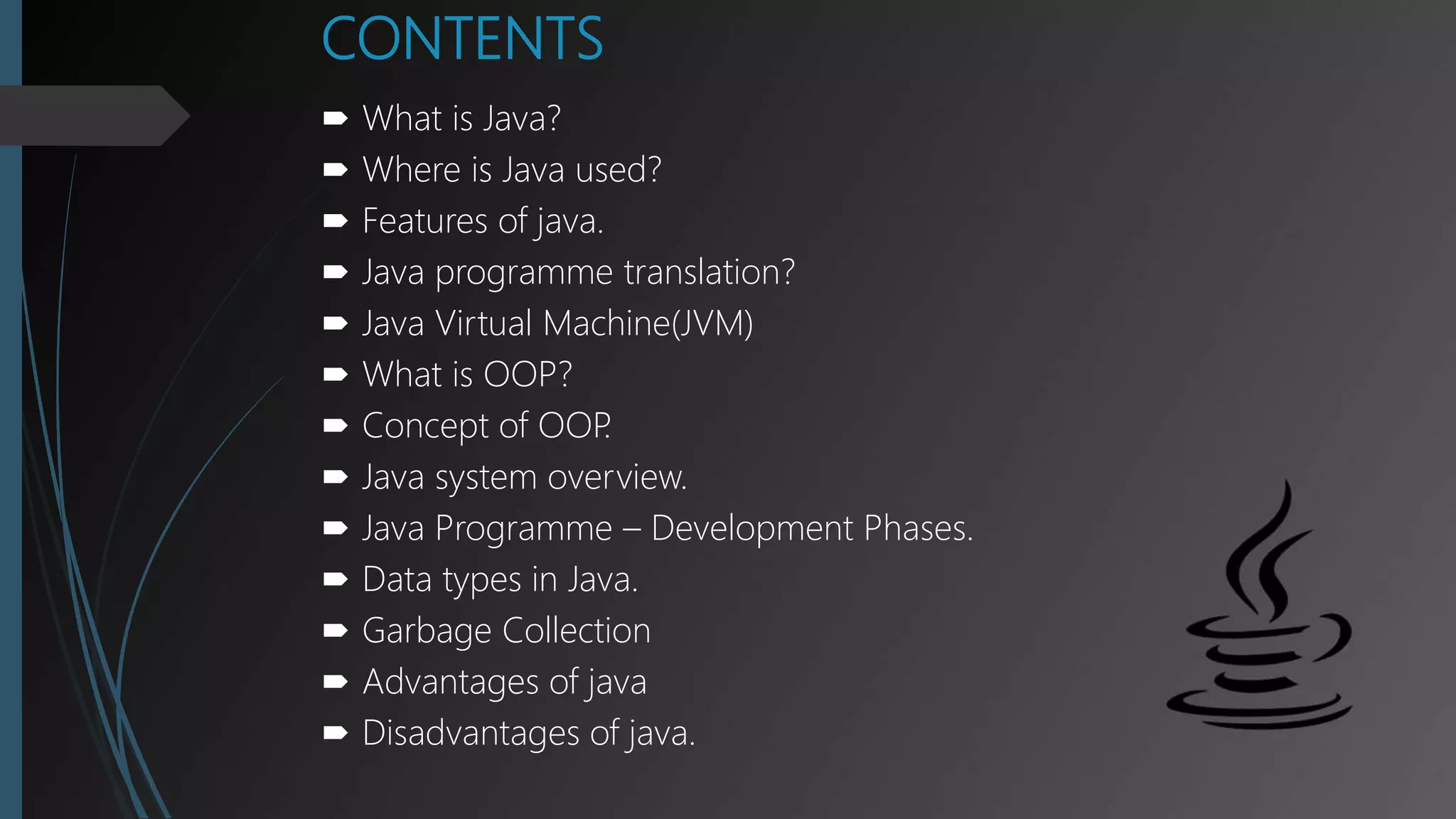 Summer training presentation on "CORE JAVA". | PPTX | Programming ...