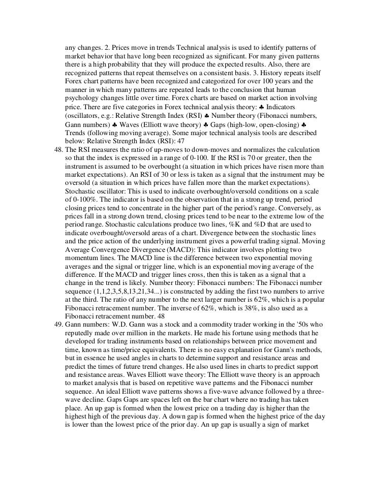 Project report on forex market in india