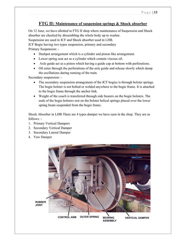 Summer Internship/Training report at Indian Railway