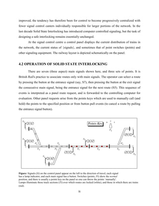 Signal Interlocking Plan.pdf Summer training report_on_indian_railway | PDF