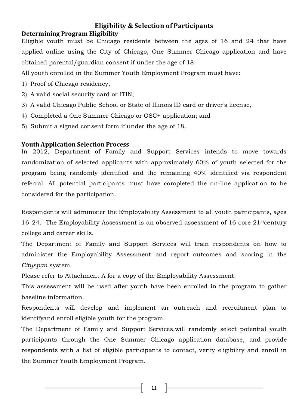 Summer Youth Employment Programs