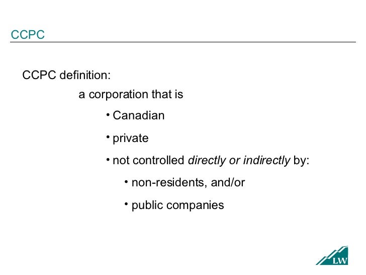 Ccpc stock options tax implications
